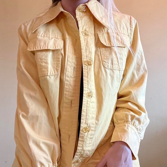 Yellow Vintage raincoat - Picture 3 of 6